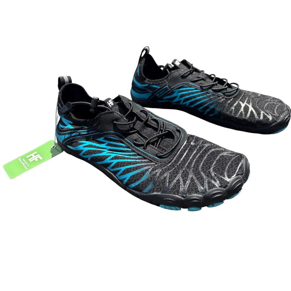 HF Black Mesh Barefoot Water Shoes Women’s 9 Men’s 7.5